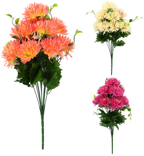 Umetna krizantema – dekorativni šopek 50 × 25 × 25 cm