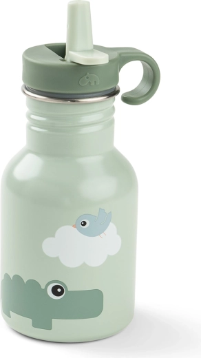 Done by Deer nerjaveča steklenička Playground zelena 350 ml