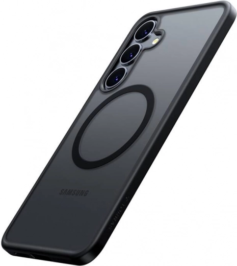Magnetni ovitek Torras Guardian za Samsung Galaxy S25+, črn