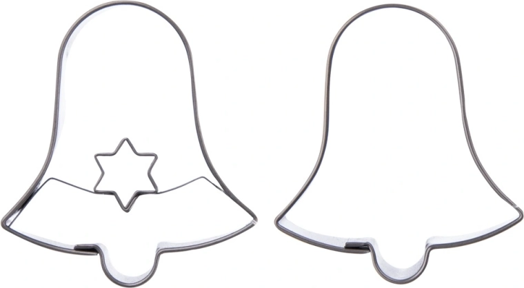 Orion bell-shaped cookie cutters 4.6 cm - 2 pcs