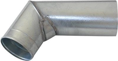 Koleno V 100 mm iz pocinkovanega jekla
