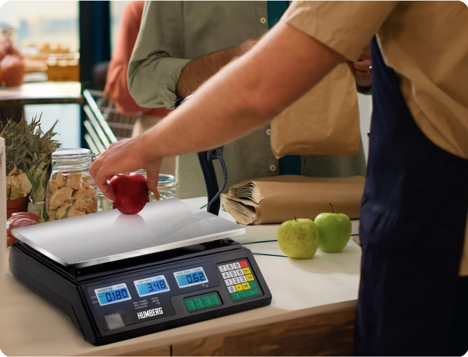 Dvojni zaslon za upravljavca in kupca