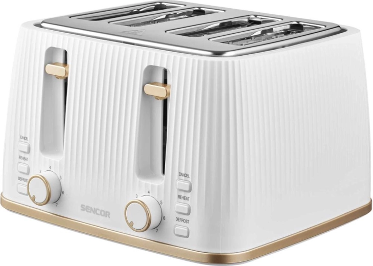 Four slots for preparing more toast at once
