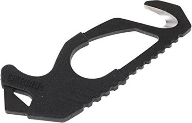 Gerber rezalnik varnostnih pasov s konico za steklo, črn