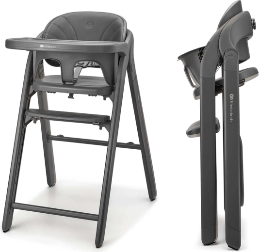Kinderkraft Tino jedilni stolček 3 v 1 grey