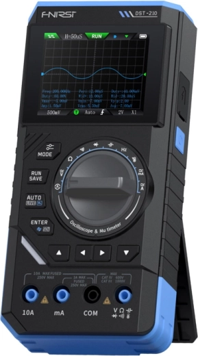 Fnirsi dst-210 ročni digitalni multimeter 3 v 1 z osciloskopom in generatorjem signala