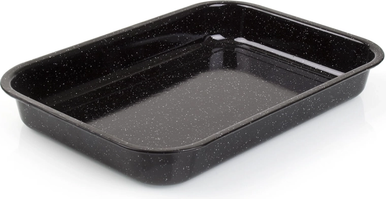 Emajliran pekač Culinaria Black 42 × 29 cm