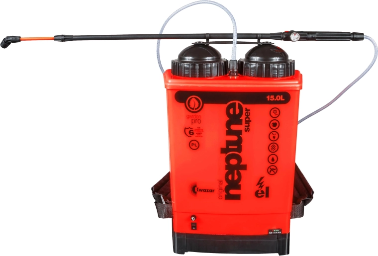 nahrbtna baterijska škropilnica NEPTUN GARDEN 15 l