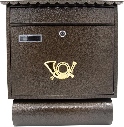 Poštni nabiralnik antik rjav 390 × 440 mm ST 104