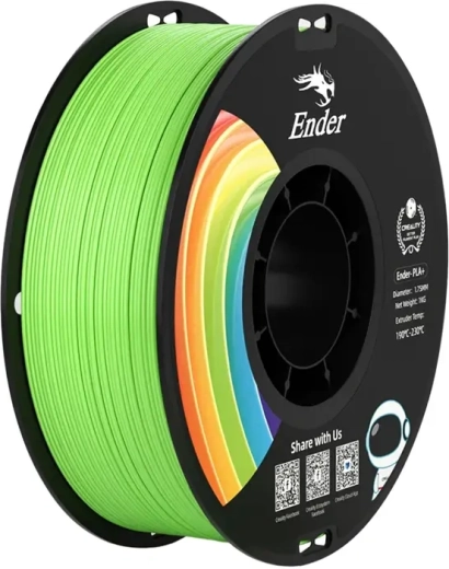 Filament Creality Ender PLA+ zelen 1,75 mm 1 kg