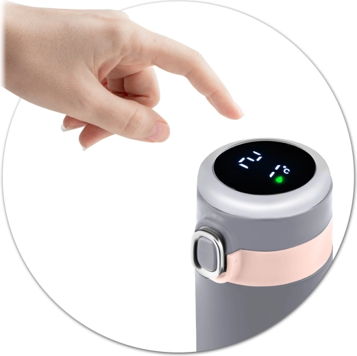 Na dotik občutljiv termometer v pokrovu