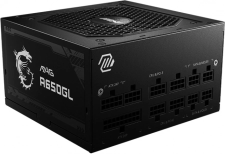 MSI MAG A650GL 650W – popolnoma modularno napajalno napajanje s certifikatom 80 PLUS Gold