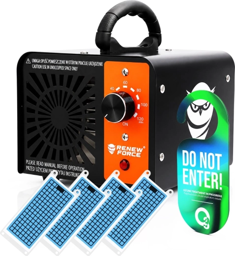 RENEW FORCE 60,000 mg/h Ozone Generator with Timer - 1 pc