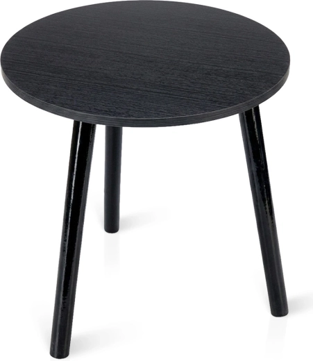 Round black coffee table Trends4You 40 × 40 × 41 cm
