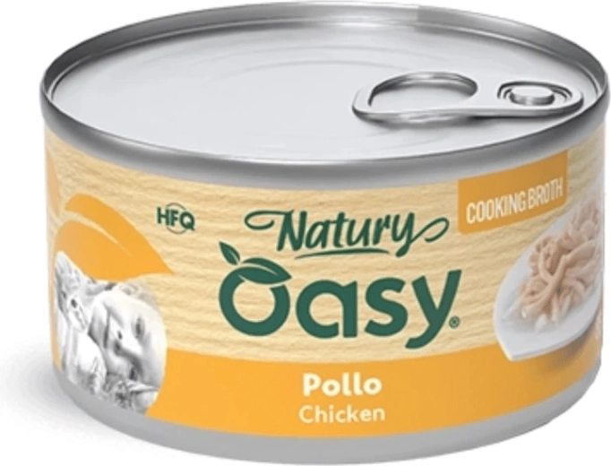 Oasy piščančja jušna osnova za mačke Chicken 85 g