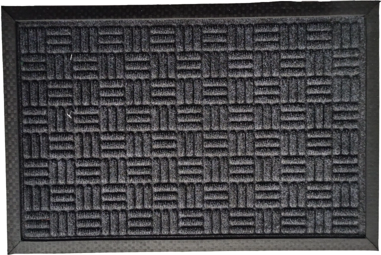 Predpražnik iz gume in polipropilena 40 × 60 cm, meliran, mešanica barv