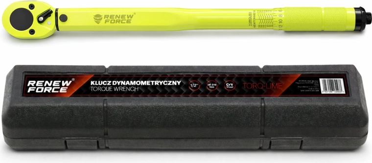 Momentni ključ Renew Force 1/2" 28–210 Nm Torq-lime