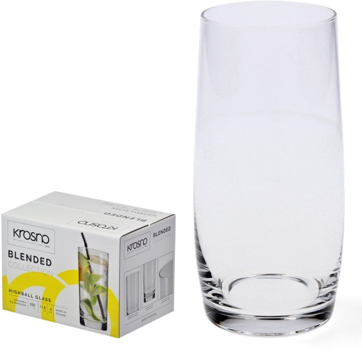 Kozarci za long drink Krosno Blended 350 ml, komplet 6 kosov