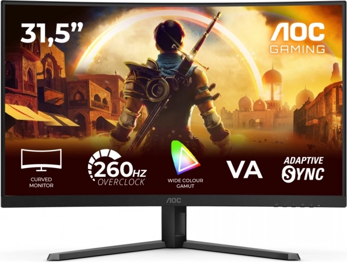Ukrivljen igralni monitor 31,5" AOC C32G42ZE VA 240 Hz