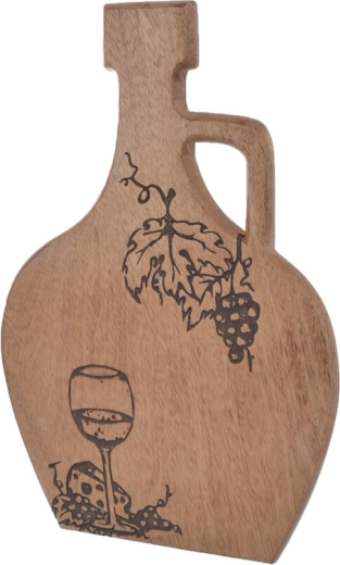Deska iz mangovega lesa v vinskem odtenku 40 × 26 cm