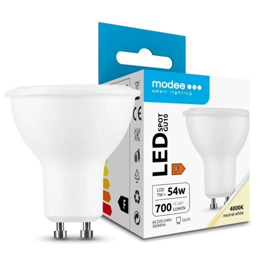 Modee LED žarnica GU10 7 W, 700 lm, 110°, nevtralno bela 4000 K