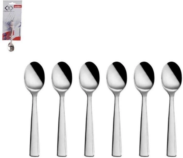 Komplet 6 nerjavečih žličk za espresso