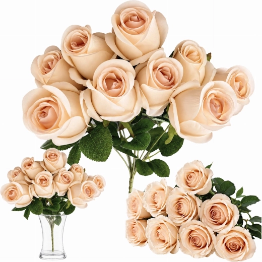 Bouquet of Artificial Tea Roses 50 cm - 1 piece