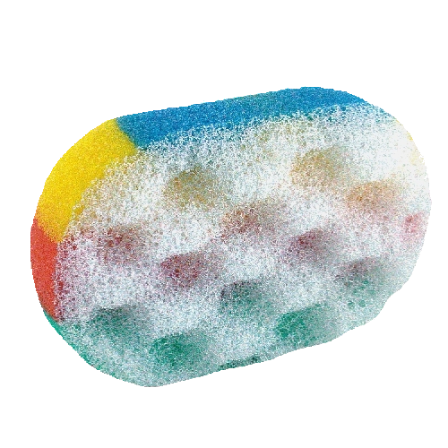 Ergonomska mavrična kopalna goba Tědža