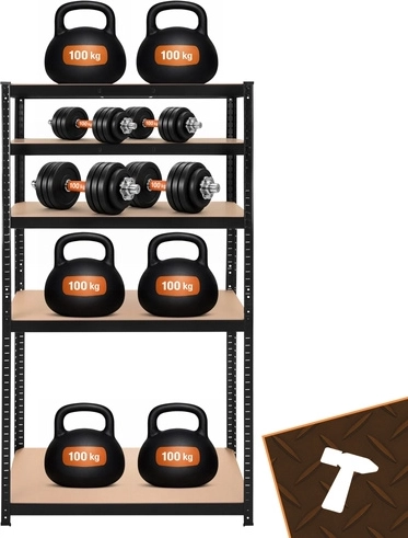 Nosilnost 200 kg na polico in ojačane podpore