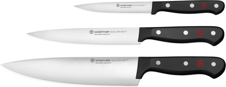 Wüsthof Gourmet Kitchen Knife Set, 3 pcs