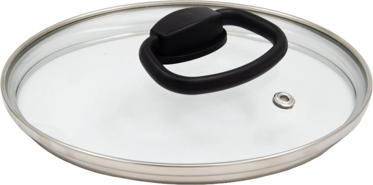 Steklen pokrov SMART PLUS 16 cm z najlonskim zložljivim ročajem