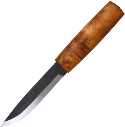 Helle Viking zunaj lovski nož 11 cm, les iz koreninske breze, usnjeno nožnico