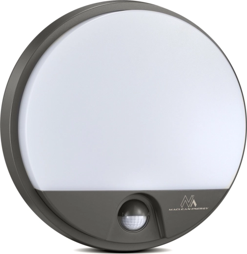 LED svetilka s PIR senzorjem gibanja 4000K, IP54, stenska/stropna