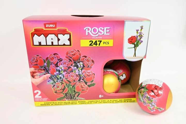 ZURU MAX-MAS rože v krogli – komplet vrtnice in sivke