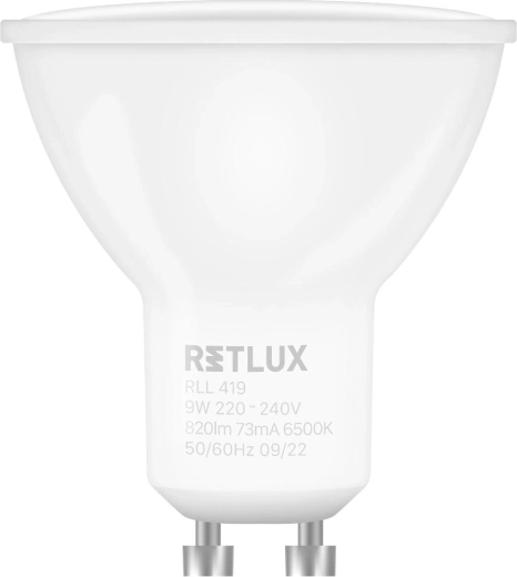 RETLUX GU10 9 W LED bulb, daylight white