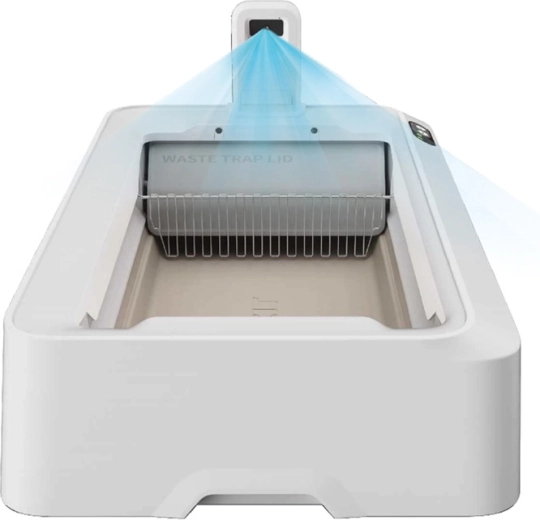 Inteligentna samoočiščevalna mačja toaleta PetKit Purobot Crystal Duo z AI kamero