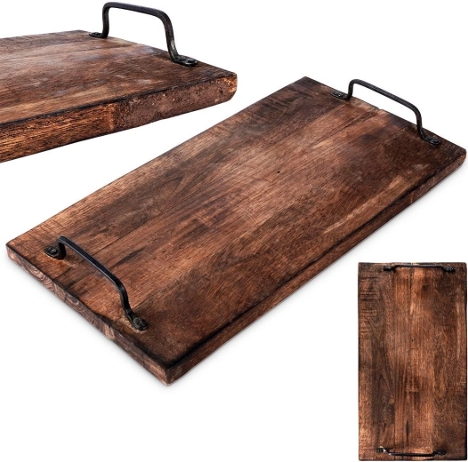 Rustic look for stylish serving
