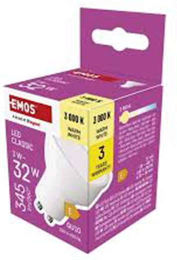 LED žarnica GU10 MR16 3 W toplo bela 345 lm