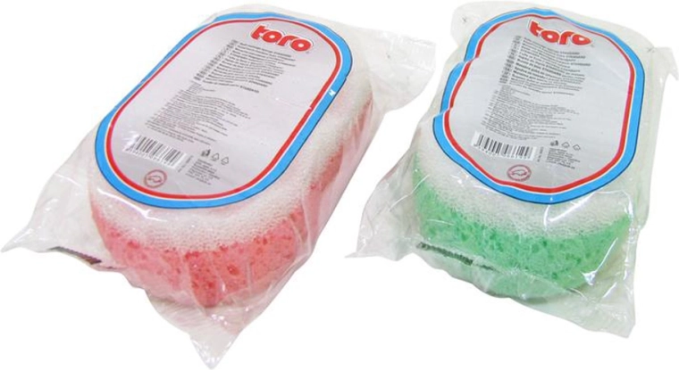 Masažna gobica Standard z belo masažno plastjo