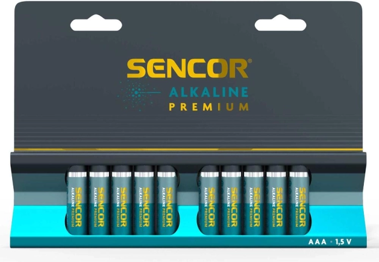 Sencor alkalne baterije AAA Premium – 10 kosov
