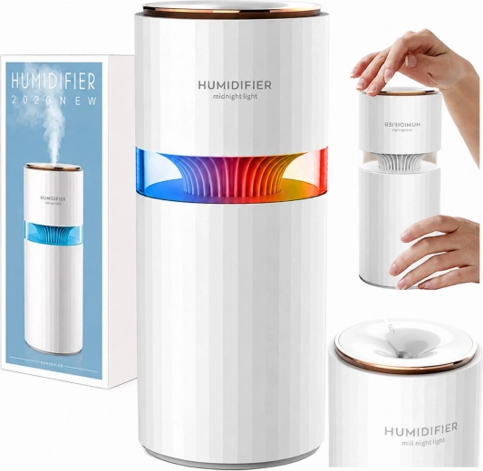 Air humidifier and aroma diffuser for the car with LED backlight 400 ml - 1 piece