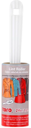 Čistilni valjček za oblačila, 24 odtržkov