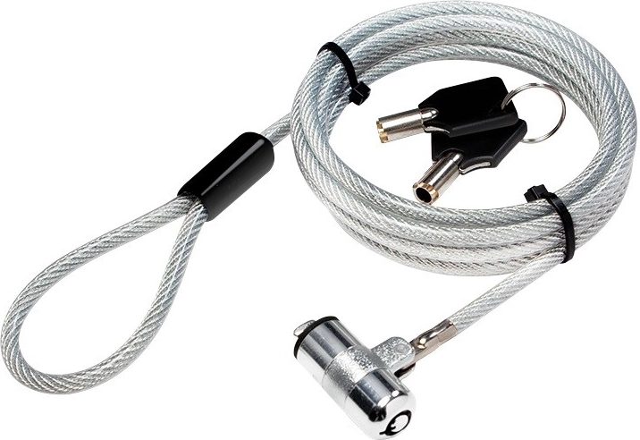 Varnostni kabel, ključ, 1,8 m za ultrabook