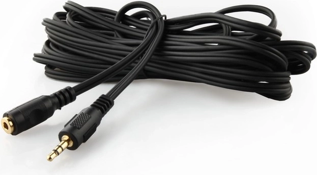 Podaljšek Minijack M/F 5m pozlačen stereo