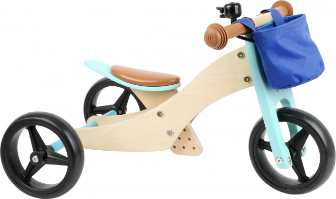 Leseni poganjalec 2v1 TRIKE turkizen