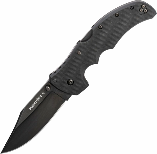 Cold Steel Recon 1 tactical folding knife 10.2 cm, black, G10 - 1 piece