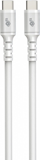 USB C - USB C silikonski kabel 1 m bel