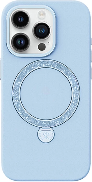 Joyroom Dancing Circle ovitek za telefon za Iphone 15 Pro modra