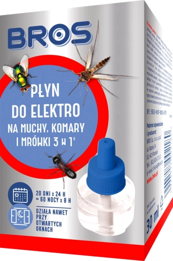 Polnilo za elektrofumigator BROS proti komarjem, muham in mravljam 30 ml