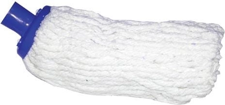 Nastavek za mop s vrvicami 100 g, droben navoj, modra